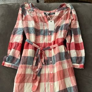 Womens Lucky brand short dress with cream lining NWT